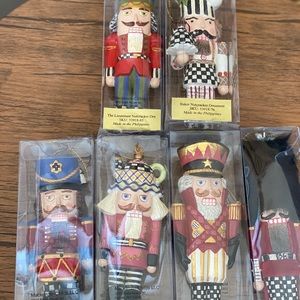 MacKenzie Childs Nutcracker Ornaments Set